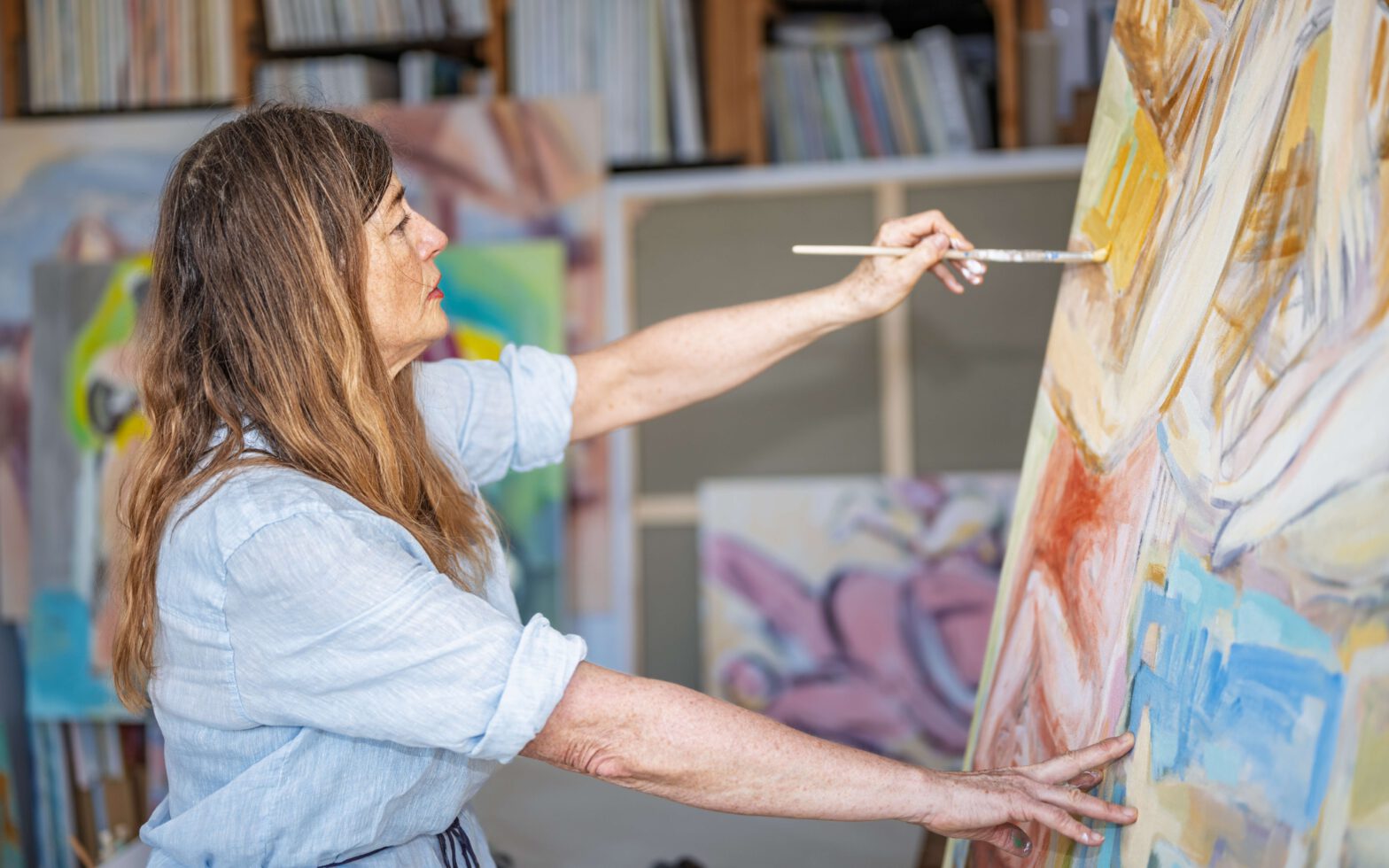 Malerei & Farbholzschnitte – Sabine Kunz Personalausstellung